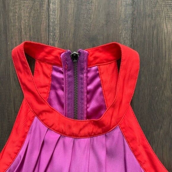 Bedo Femme Light Purple and Orange Flowy Dress S - Picture 6 of 8